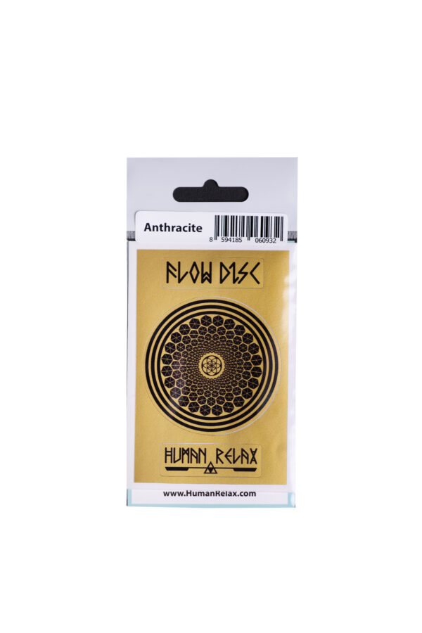 Nálepka FlowDisc HumanRelax wave cleaner - Anthracite