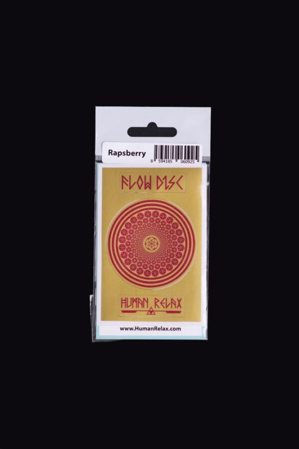 Nálepka FlowDisc HumanRelax wave cleaner - Raspberry - Image 5