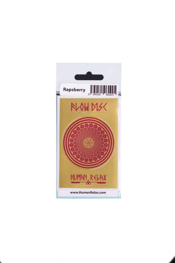 Nálepka FlowDisc HumanRelax wave cleaner - Raspberry
