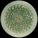 Zemská hojnost srdce FlowDisc ViaHuman Natural Green